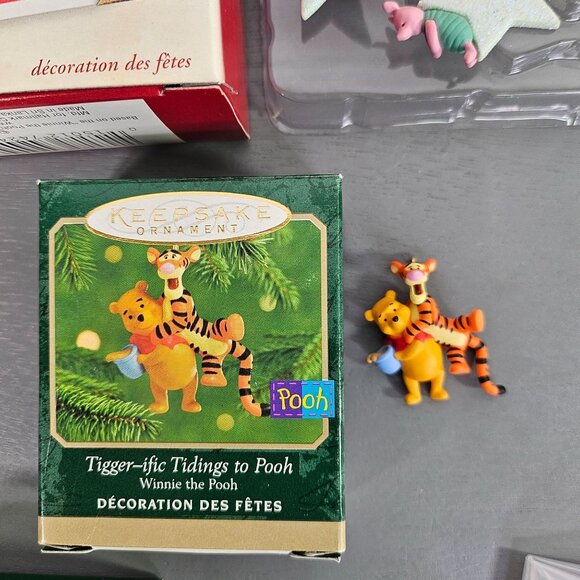 Vintage Hallmark Keepsake Ornament Winnie the Pooh Collection Pack of 3 New with - Picture 4 of 8